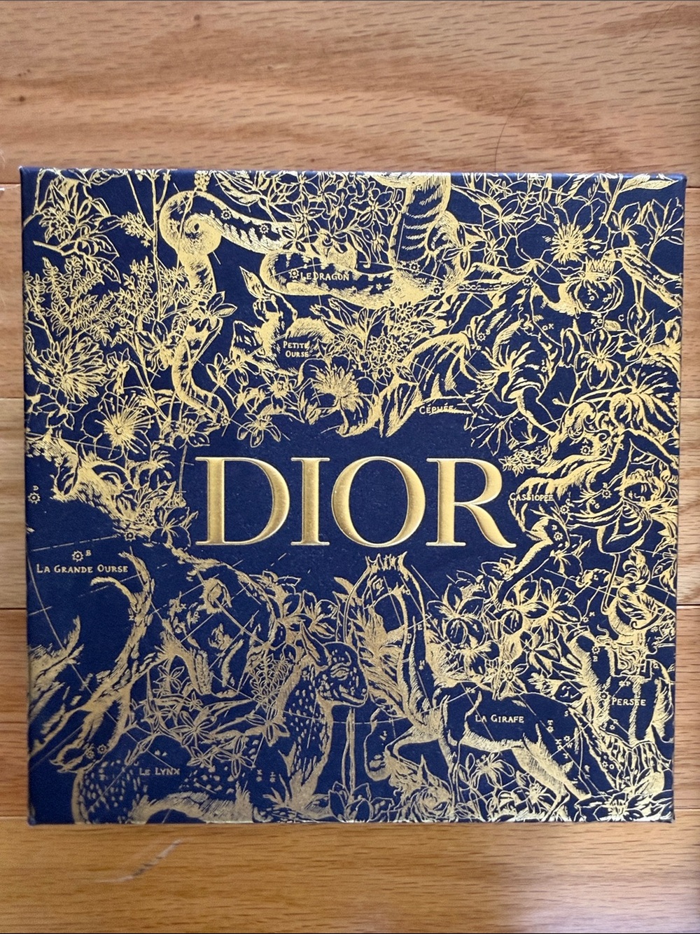 DIOR Navy & Gold J’adore Blue & Gold Decorative Box